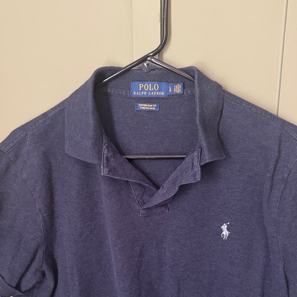 Ralph Lauren Dark Blue Polo Shirt for Men